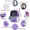 SAMIT Anime Luminous Backpack with USB Charging Port Anti Theft