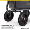 Gorilla Carts 10 Inch No Flat Replacement Wheel, Pneumatic Flat