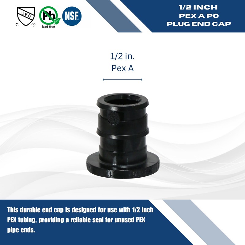 XFITTING Pex A 1/2 Inch Pex A Poly Plug, Pex