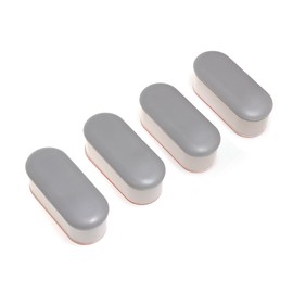 LUXE Bidet 4 Piece Universal Non-Slip Toilet Seat Bumpers with Strong Adhesive