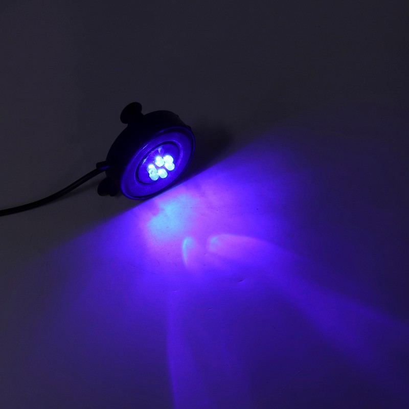 Portable Aquarium Air Pump Quiet Waterproof LED Light Fish Tank