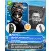 Snorkeling Gear Adults Women Men Youth Dry-Top Diving Mask Tempered