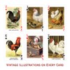 Prospero Art Chickens Playing Cards