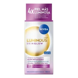 Nivea Luminous Skin Glow Tonico Exfoliante 100ml
