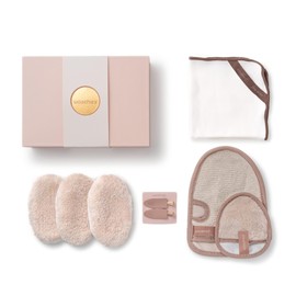 Waschies 8-Piece "Self Care" Gift Set for Women - Gift Box with Make-Up Pads, Mini Wash Mitt and More - Gentle Cleaning - Washable, Reusable & Sustainable - All Skin Types