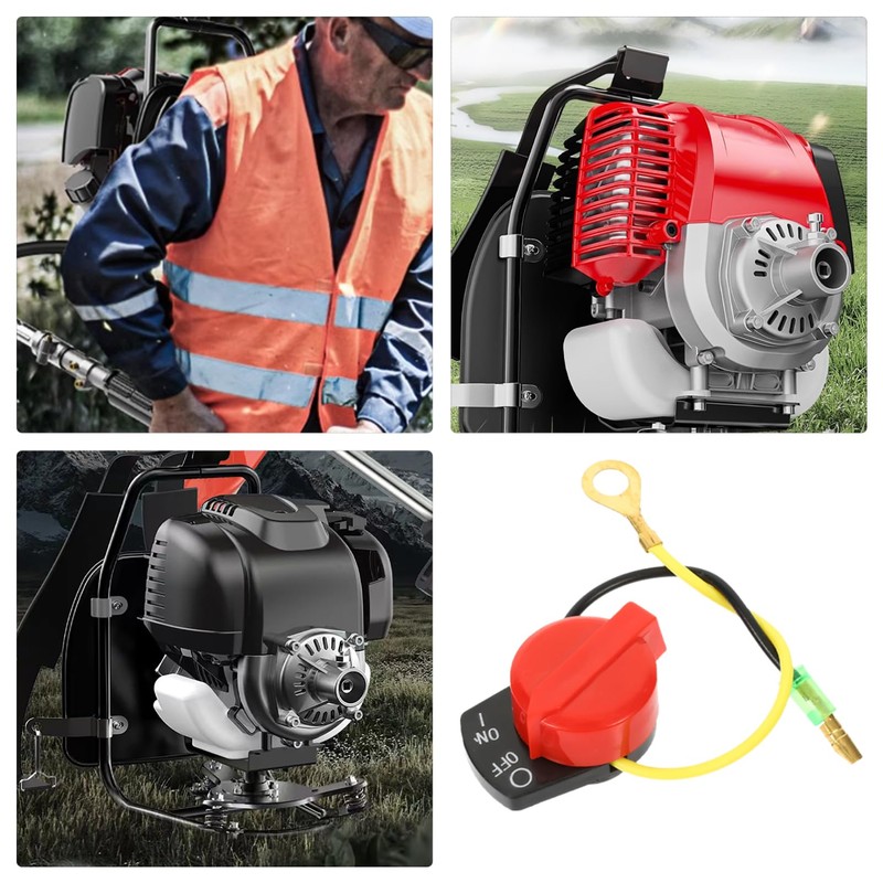 Outanaya 6pcs Engine Stop Switch Durable Off Switch for Lawn