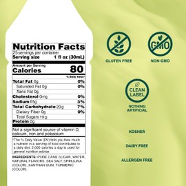 Monin - Pistachio Syrup, Rich and Roasted Pistachio Flavor, Great for Lattes, Mochas, and Dessert Cocktails, Non-GMO, Gluten-Free (750 ml)