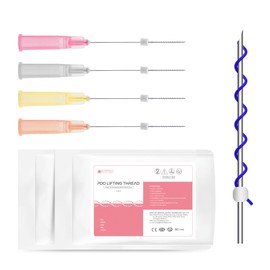 BYPPDO PDO Screw Threads, For Body and Face Lifting and Skin Improvement PDO Threads (20PCS-29G*50MM)