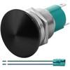 10 Amp 19mm Momentary Push Button Switch 3/4" Hole Mushroom