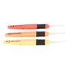3 Pcs Lighted Crochet Hooks Set 2.5mm 3.0mm 3.5mm Lightweight