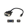 AddOn 5PK 3ft Mini-DisplayPort 1.1 Male to VGA Male Black