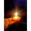Set de 12 velas de cempásuchil con forma y aroma