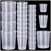 25 Pcs Plastic Measuring Cups, Resin Mixing Cups, Epoxy Mixing