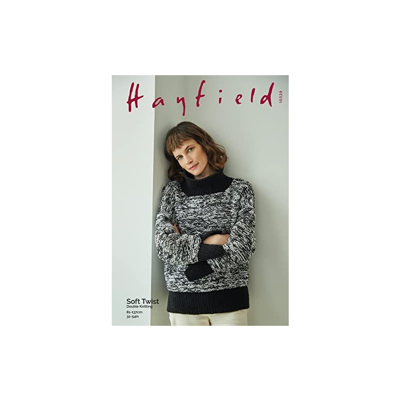 Sirdar Hayfield Soft Twist, Black (263), 100g