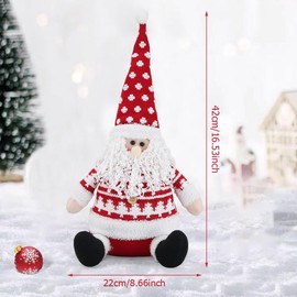 HAJXXMM Christmas Plush Toy Christmas Decoration Christmas Doll Christmas Decorations Plush Doll Christmas Birthday Party Gift - 23 cm