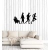 Vinyl Wall Decal Fat Man Evolution Home Gym Running Motivation