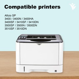 SP3400N Toner Cartridge Replacement for Ricoh 406465 SP3400HA Toner Compatible for Ricoh Aficio SP 3400HA SP 3400N SP 3400SF SP 3410DN SP 3410SF SP 3400DN SP 3500N SP 3500SF SP 3500DN SP 3510SF 3510DN