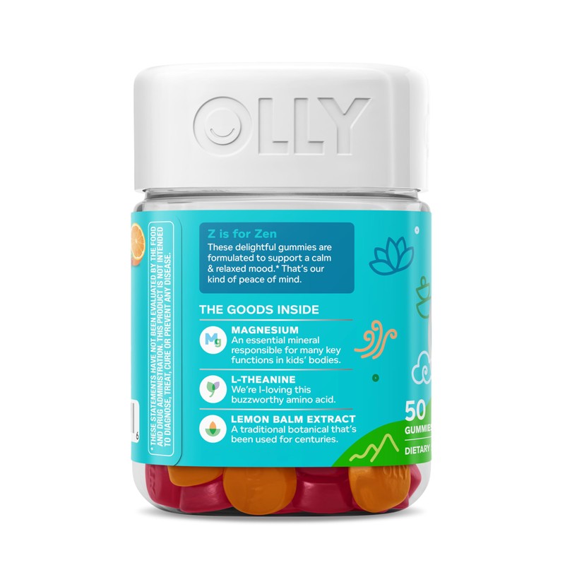 OLLY Kids Chillax Gummy, For a Calm and Relaxed Mood*,