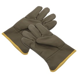 STOBAZA 1 Pair Welder Gloves Mechanic Gloves Short Welding Gloves Heat Resistant Work Gloves Dog Grooming Gloves Tool Gloves Electrician Gloves Safety Work Gloves Gardening Gloves Leather