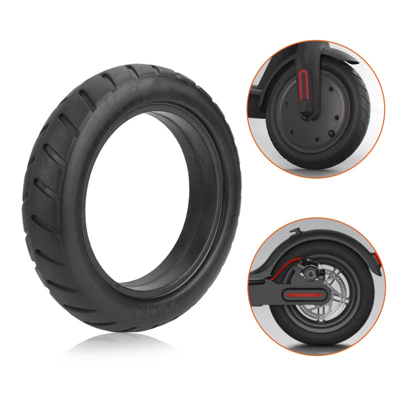 Front Rear Solid Tire Wheel Cover Tyre for Xiaomi Mijia