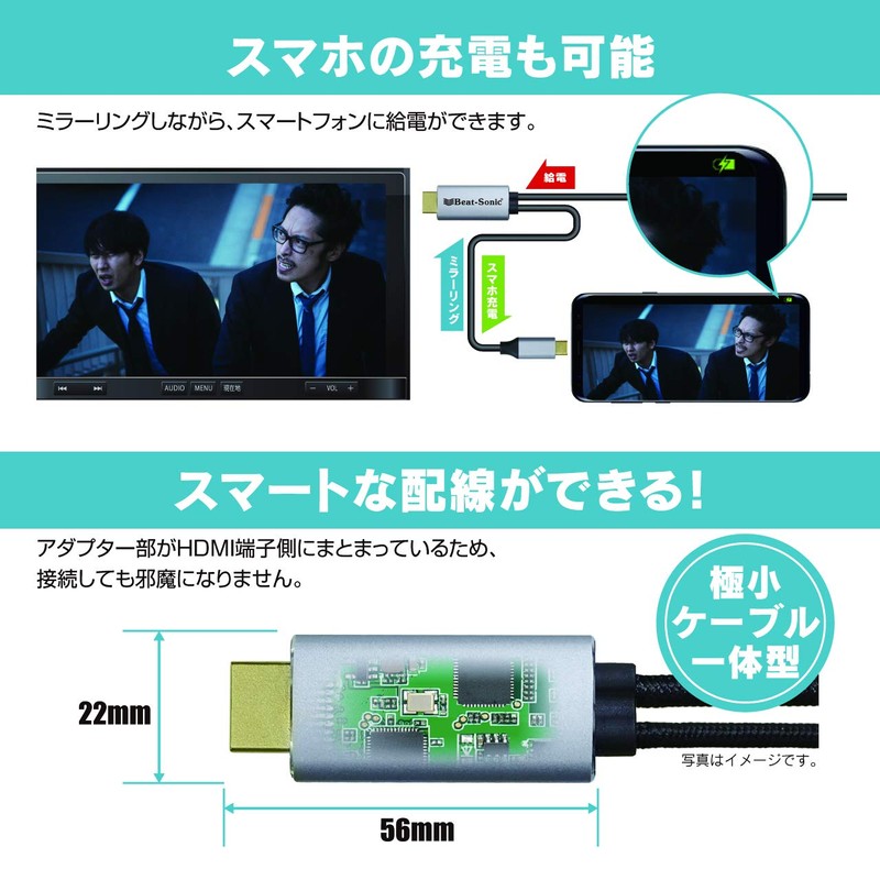 Beat-Sonic (Beat-Sonic) Mirroring Adapter USB Type-C Exclusive MA01A