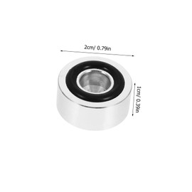 OSALADI 8pcs Aluminum Alloy Speaker Cabinet Feet Pads Shockproof Isolation Base for Amplifiers and Audio Equipment Easy to Install Protects Floors and Reduces Vibration