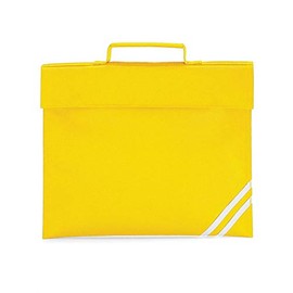 Quadra CLASSIC BOOK BAG SCHOOL BAG - 8 COLOURS - Yellow