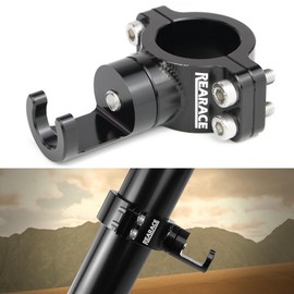 REARACE Roll Cage Helmet Hook Bracket Fits 1.75"-2" Roll Bar, UTV Hanger Heavy Duty Aluminum for Headset Helmet Compatible with Polaris RZR 900 1000 XP Pro Can Am X3