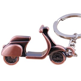 Sportigo ® Scooter Keyring / Scooter in Bronze / Retro Look / Scooter Moped Bike Gift Idea