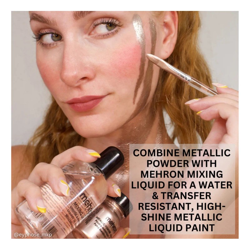 Mehron Polvo Metalico Maquillaje Profesional Facial Corporal