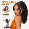 ORSUNCER 18" Ponytail Extension Claw Clip in Hair Extensions Curly