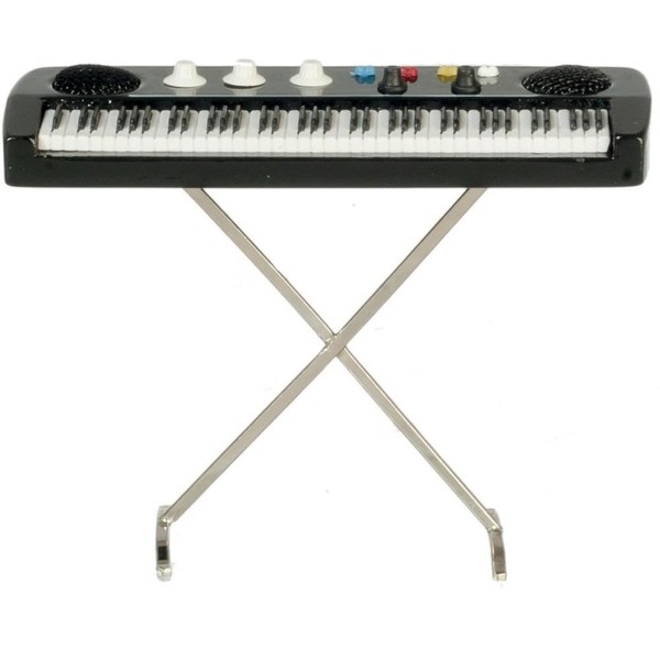 Dolls House Keyboard on Stand Modern Band Music Group School