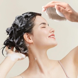 Hair Shampoo Brush | Soft Bristles Scalp Massager | Square Hair Scalp Massager, Hair Scalp Care Brush for Men, Women, Kids, Pets