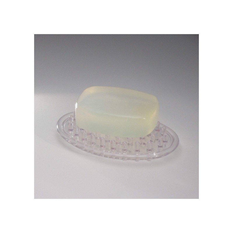 iDesign Plastic Soap Saver, Holder Tray for Bathroom Counter, Shower,