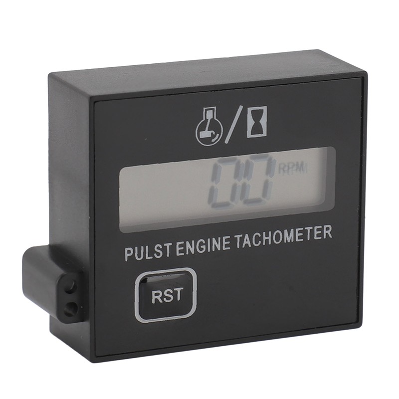 Inductive Tachometer Auto Reset Rechargeable Digital Tachometer for 2 Or