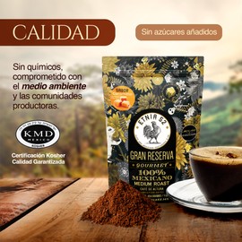 Café Molido de Altura - Sabor Caramelo | 454gr | Tostado Medio | Sin azúcares añadidos | 100% Arábica | Certificación Kosher | Cafe para Cafetera | ETNIA 52