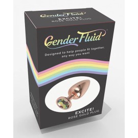Thank Me Now INC Gender Fluid Excite! Plug - Rose Gold