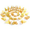 DERAYEE Butterfly Wall Decoration, 3D, Butterfly Shape, 60 Pieces, Wall