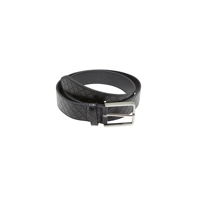 Urban Classics Men's Belt, black / silver