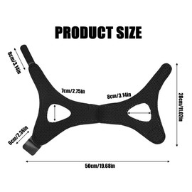 Anti Schnarchen Kinnriemen Anti Snoring Chin Strap Antischnarch Band Schnarchstopper Anti Schnarchen Schnarchlösung Für Schnarchen Reduktion Snore Relief Kinnriemen