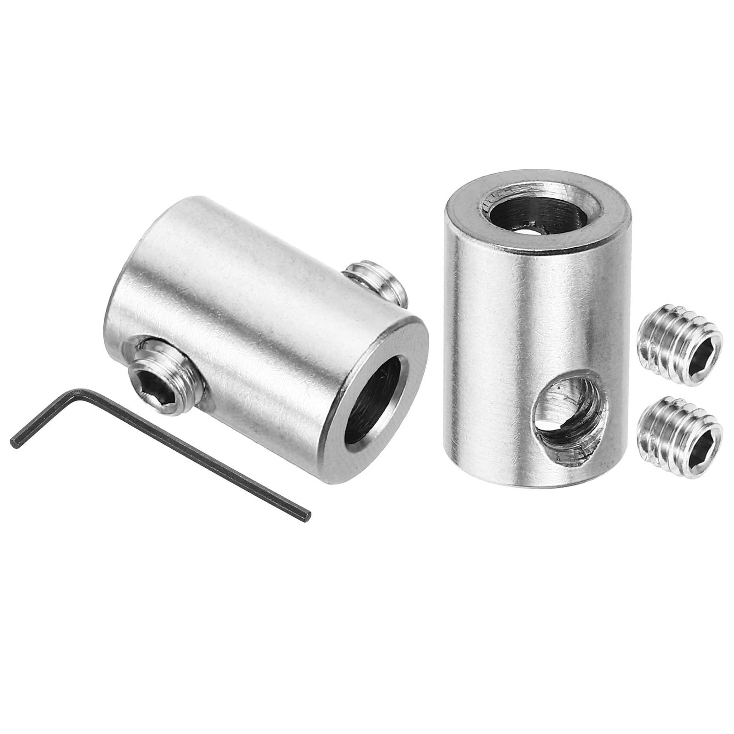 PATIKIL 2pcs 7mm Hole Wire Rope Clip Set 304 Stainless Steel Double ...