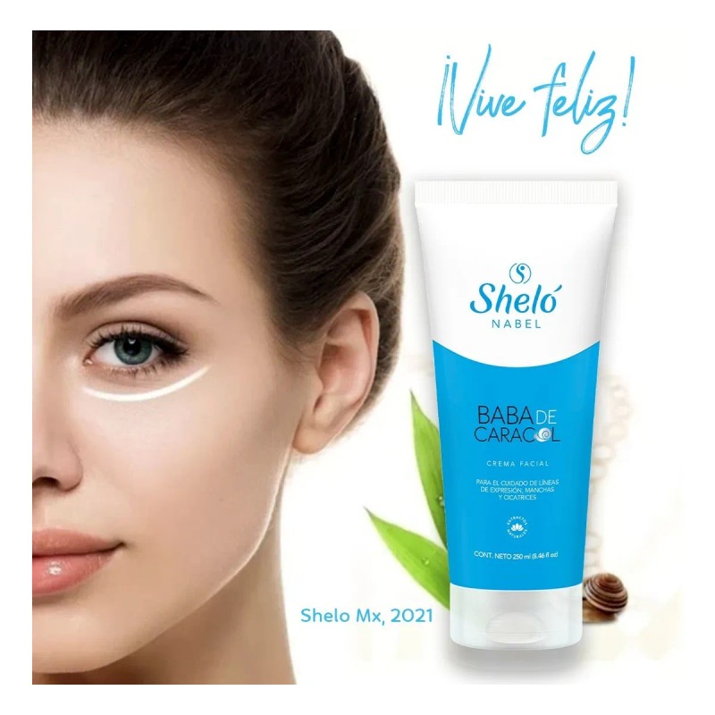 Kit 2 Babas De Caracol Facial Regenerador Celular 250gr Tipo