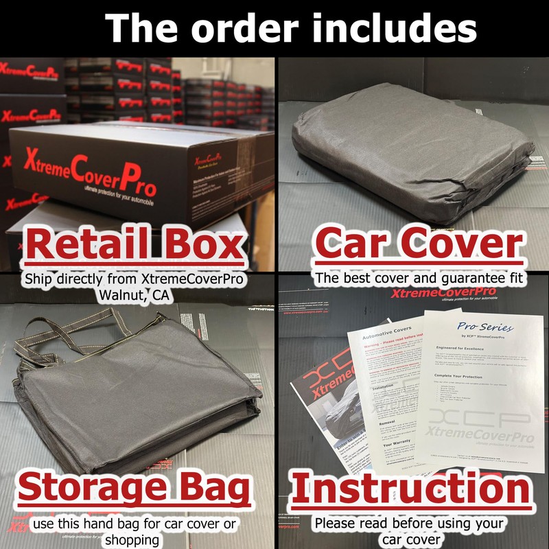 Car Cover fits 2019 2020 2021 Chevy Silverado 1500 Crew