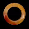 Unbranded Carnelian Agate Picture Frame Bead | 37x3.5mm | Orange