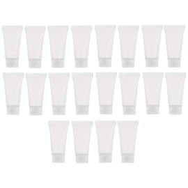 POFET 20 x 5 ml Empty Travel Lotion Face Cream Bottles Makeup Liquid Container