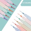 GLEEMEN Highlighter Pastel, 12 Colours Highlighter Pens, Text Marker Pens