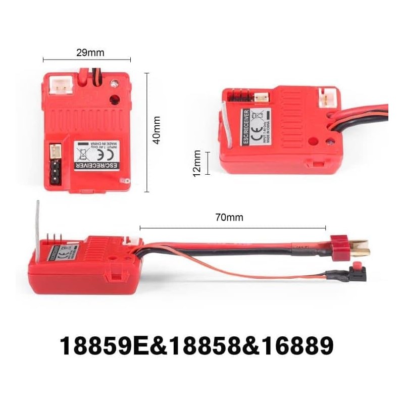 HAIBOXING - ESC/Receiver for 1/16 16889 Accessory Replacement M16032V3