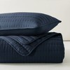 ROARINGWILD Navy Blue King Size Quilt Bedding Sets with Pillow