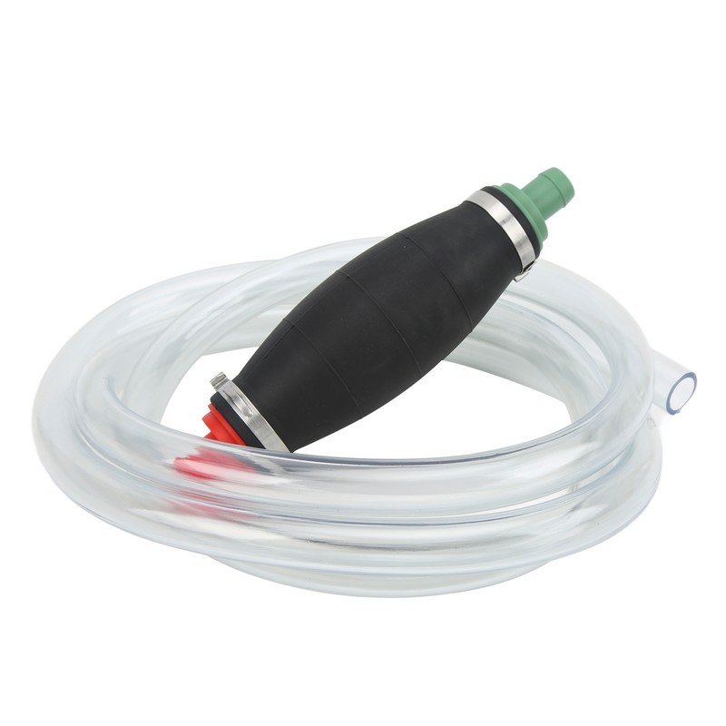 16mm/0.63in Siphon Hand Pump with 2m/6.6ft Hose Gasoline Fuel Water