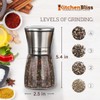 KitchenBliss Professional Salt and Pepper Grinder – Premium Stainless Steel
